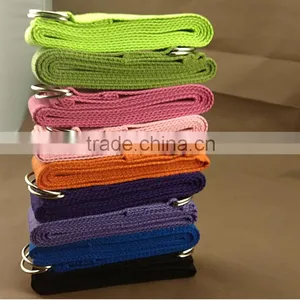 High Quality Adjustable Metal D-Ring Yoga Strap thumbnail-4