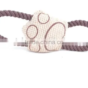 2016 Safety Linen Cotton Animal Dog Toy With Rope thumbnail-1