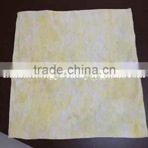 Cotton / Polyester Stitch Bonded Nonwoven Yellow Color Cotton Floor Cloth With Eyelet thumbnail-2