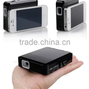 80 Lumen 1080P HD Multimedia LED Projector Mini DLP Projector for Home Theater With HDMI VGA Input thumbnail-1