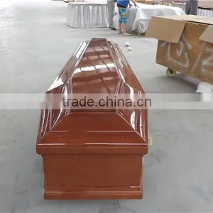 Wholesale Popular American Style Cheap Wood Coffin From China thumbnail-3