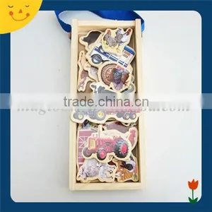 Custom Design Decorational Car Shape Magnetic Wooden Puzzle Quality Choice thumbnail-1