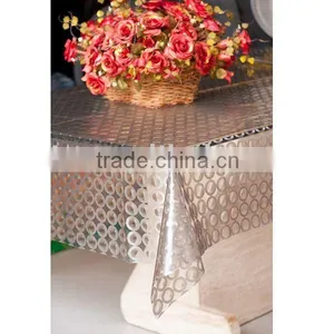 Clear EVA Film for Tablecloth ,transparent Table Cover thumbnail-1