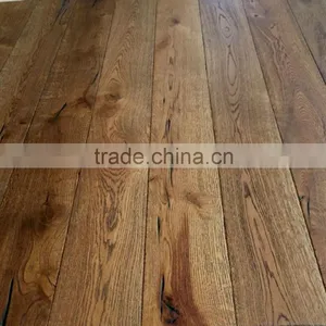 3-Layer Antique Engineered Oak Wood Flooring With Vintage Design thumbnail-2