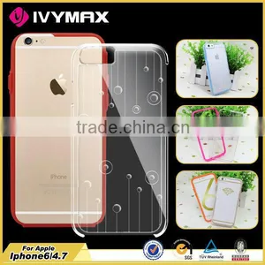 Newest Submition Thin Transparent Pc+tpu Phone Case for Iphone 6 4.7 Inch thumbnail-1