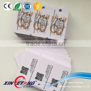 Printed Plastic Customized Keychain Combo PVC Cards With Qrcode thumbnail-3