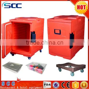 Trolly for Mobile Hot Food in Restaurant and Hotel Food Warming Insulation Box thumbnail-1