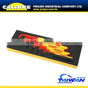 CALIBRE 6PC Extra Long VDE Hex Key Set thumbnail-1