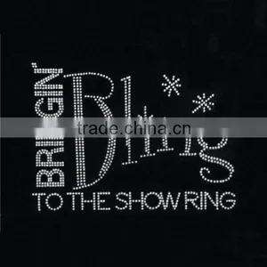 Special Design Hot Fix Rhinestones Motif on Dress thumbnail-1