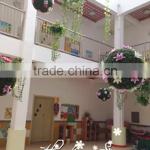 Manufacturer Export Garden Decor Artificial Boxwood Grass Ball Fake Topiary Ball thumbnail-1