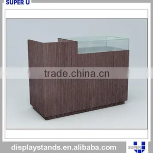 Wooden Glass Cosmetic Jewelry Wrist Watch Display Stand thumbnail-4