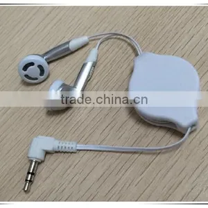Wholesale Price&good Promotion Earphone With Retractable Cord thumbnail-3