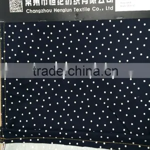 Printed Knit Denim Fabric:290gsm 45%cotton 50%polyester 5%spandex From Changzhou China thumbnail-3