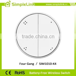 Building Autoamtion Self Powered Lighting Solution AC 110~240v Wireless Remote Control Switch thumbnail-6