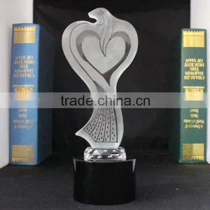 Sandblasting Newest Design Crystal Trophy for Sports Competition thumbnail-6