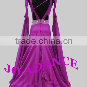 International Standard Dance Dance Competit Modern Dance Competition Dress Ballroom Dance Competition Dresses Dance Dress Tights thumbnail-2