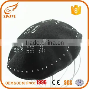 China Season Hot Salling Wholesale Beret Hats Police Male Beret thumbnail-1