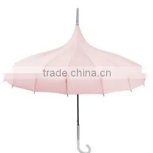 16 Ribs Pagoda Umbrella of Lady Rain Umbrella thumbnail-4