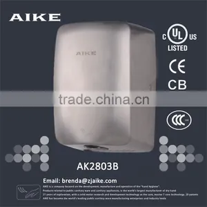 AK2803 Stainless Steel 304 Small High Speed Air Automatic Hand Dryer thumbnail-1