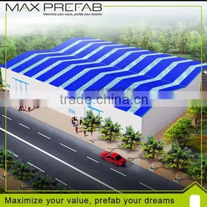 Economic Prefabricated Light Steel Prefab Warehouse thumbnail-1
