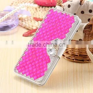 Noble & Shiny Diamond Crystal Case for Samsung Galaxy S7 Luxury Leather Wallet Case thumbnail-3
