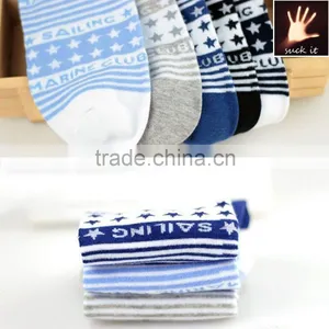 Men's Pure Cotton Star Ship Socks Hosiery Ship Sports Socks Stripped Star Socks thumbnail-4