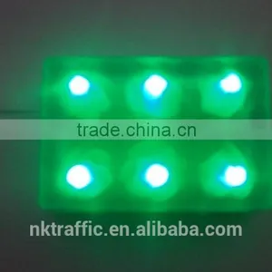 NK-160 Decorated Solar Led Glass Brick ie Super Capacitor 6PCS Led Quantity Solar Brick Light for Decoration thumbnail-4