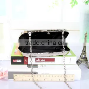 Hard Case Evening Bag Clutch Bag Metal Frame Ladies Bridal Clutch Bags thumbnail-5