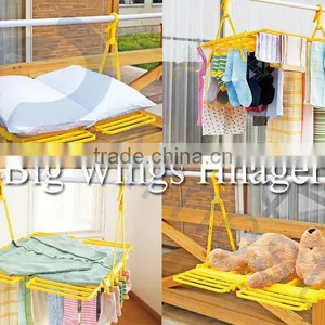 Japanese Household Tool Equipment Washer Plastic Clothes Jeans Shoes Laundry Machine Hangers Pinch Big Wings thumbnail-1