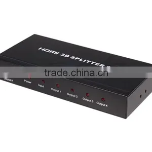 High Quality K 3D 1080p Support 1 in 4 Out HDMI Splitter Compatible HDCP HDMI Splitter 1x4 1.3V 1.4V thumbnail-3
