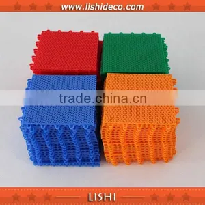 Anti-slip Interlocking Kitchen Bathroom Plastic Floor Mat Tiles thumbnail-1