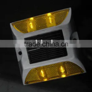 Road Way Safety,solar Road Stud,103*103*23mm Size;4pcs Led,Red, Yellow,white,green Etc. thumbnail-1
