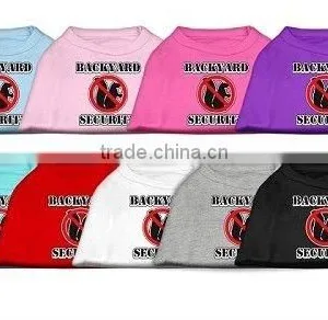 Backyard Security Screen Print Shirts thumbnail-1