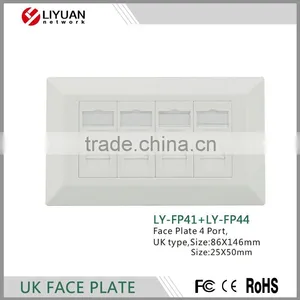 LY-FP41 High Quality VGA/HDMI Face Plate/wall Socket/RJ45 Connector 25X50mm thumbnail-2