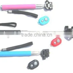Selfie Stick Monopod Z07-1,wireless Monopod Selfie Stick With Bluetooth Shutter Button Remote Control for Mobile Phone thumbnail-5