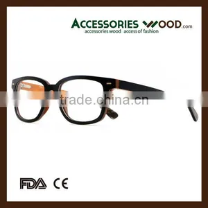 2016 Hotsale Ebony Wood Layered Reading Glasses With Mitin thumbnail-2
