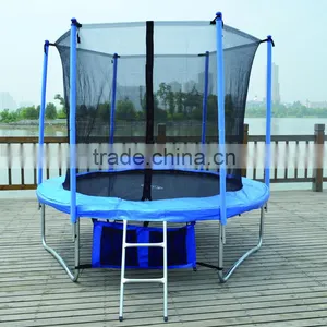8FT 244cm Black Jumping Trampoline With Shoe Bags thumbnail-5