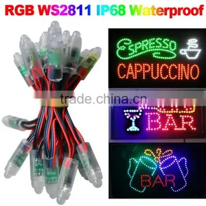 Waterproof DC5V 12mm WS2811 as WS2801 Led Pixel thumbnail-1