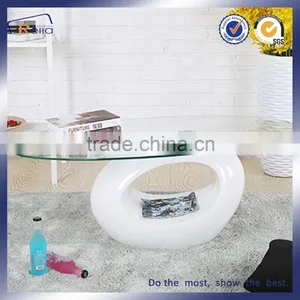 MORDEN SIMPLE GLASS TEA TABLE FIBER Glass EXCELLENT CLASSIC thumbnail-1