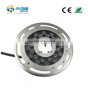Fountain 18x3W RGB Full Color DMX 512 LED Fountain Light, 18x3W High Quality IP68 Stainless Steel LED Pond Pool thumbnail-1