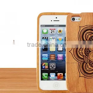 Mandala Flower Design Engraved Double Sided Bulk Case For IPhone 5/5S thumbnail-5
