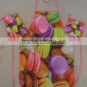 100%polyester Twill Photo Printing Oven Mitten Set thumbnail-1