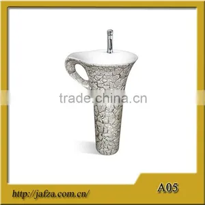 A05 Modern Sanitary Ware Cup Shape Grain Art Basin thumbnail-1