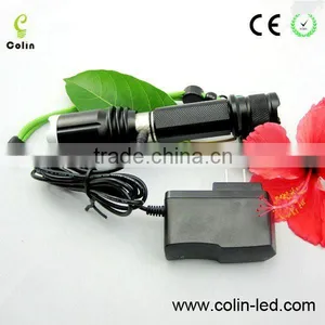 5 Mode Powerful Police Cree Flashlight Rechargeable thumbnail-1