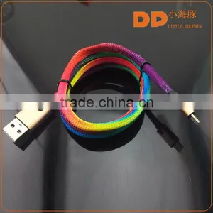 Best Quantity Type-c Speed Charge Shoelace Glowing Usb Cable With Led for Cellphone thumbnail-4