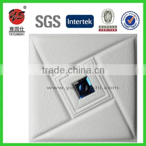 3D Leather Wall Panel-Faux Leather Moulding thumbnail-4
