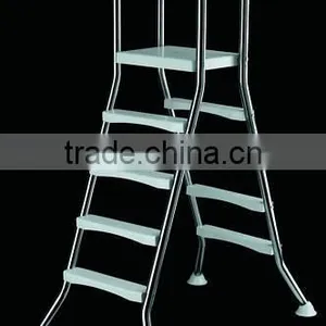 High Quality 304 Stainless Steel Pool Ladders for Above Ground Pool thumbnail-1