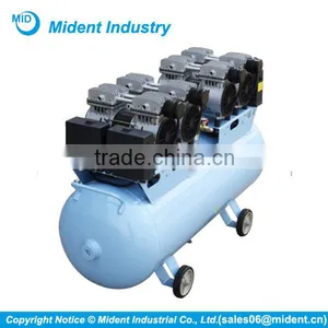 120L Mobile Air Compressor China, Noiseless Air Compressor Oil Free thumbnail-1