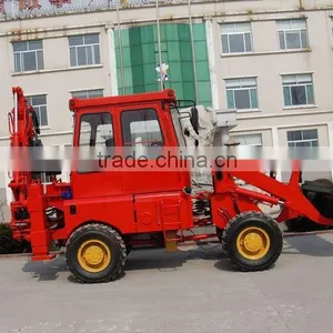 Four Wheels Drive Small Backhoe,backhoe Loader thumbnail-3