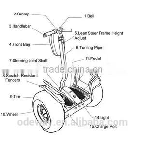 2016 72V Off-road Model Cheap Hoverboards With Samsung Battery for Sale thumbnail-2